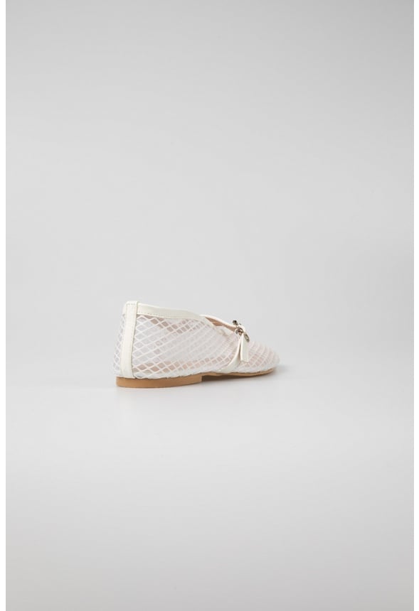 Arabella Ballet Flat White