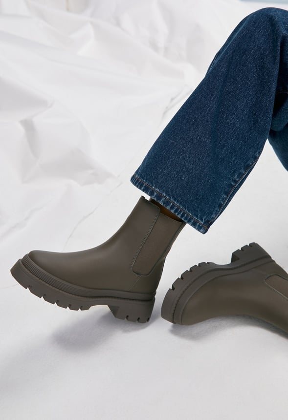 Saydey Ankle Boot Army Green Fatigue