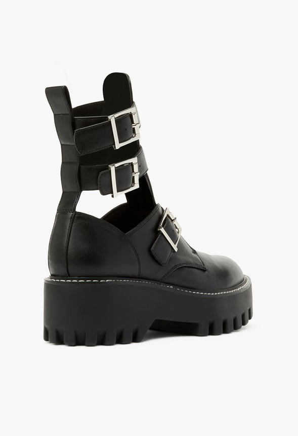 Sierra Embellished Ankle Boot Black Caviar