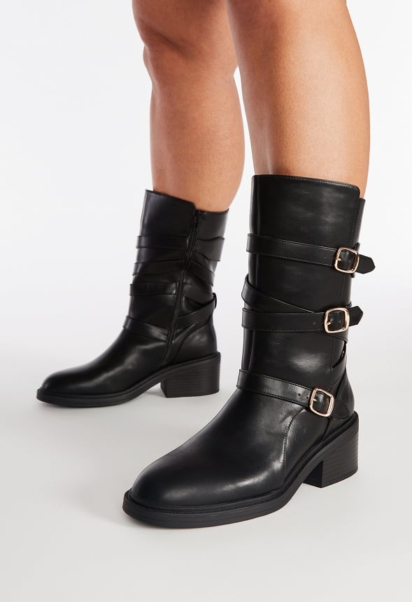 Greer Flat Boot Black