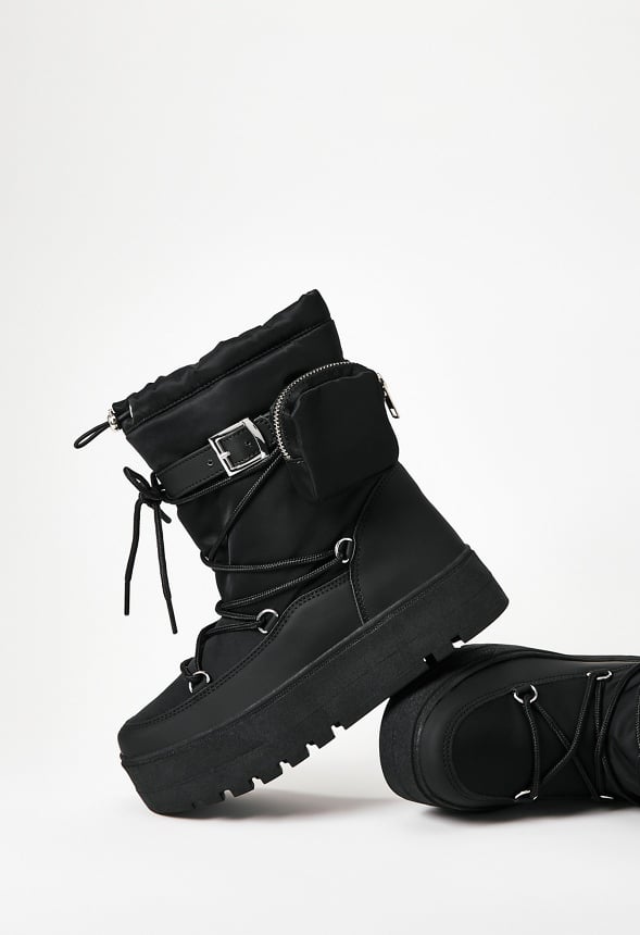 Mila Cold Weather Ankle Boot Black