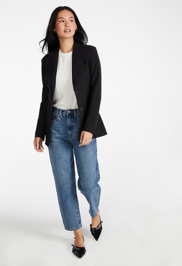 Tailored City Blazer Black Caviar