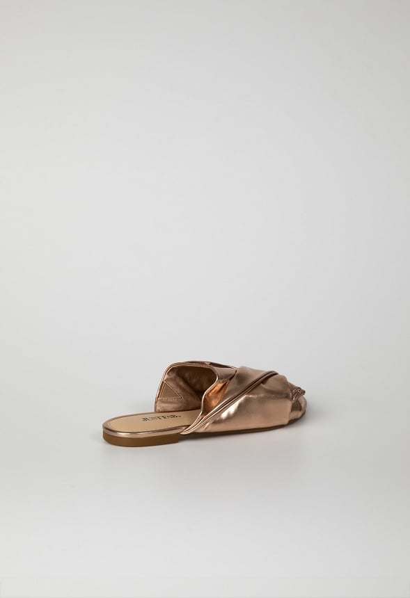 Zenda Bow Detail Slider Gold