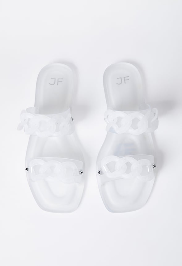 Astrid Slider Sandal Clear