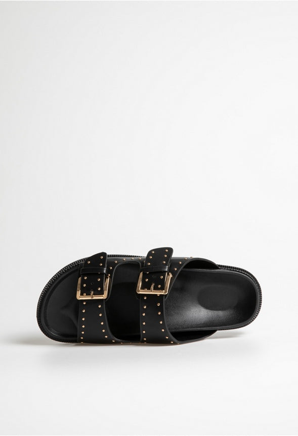 Antonia Flat Sandal Black