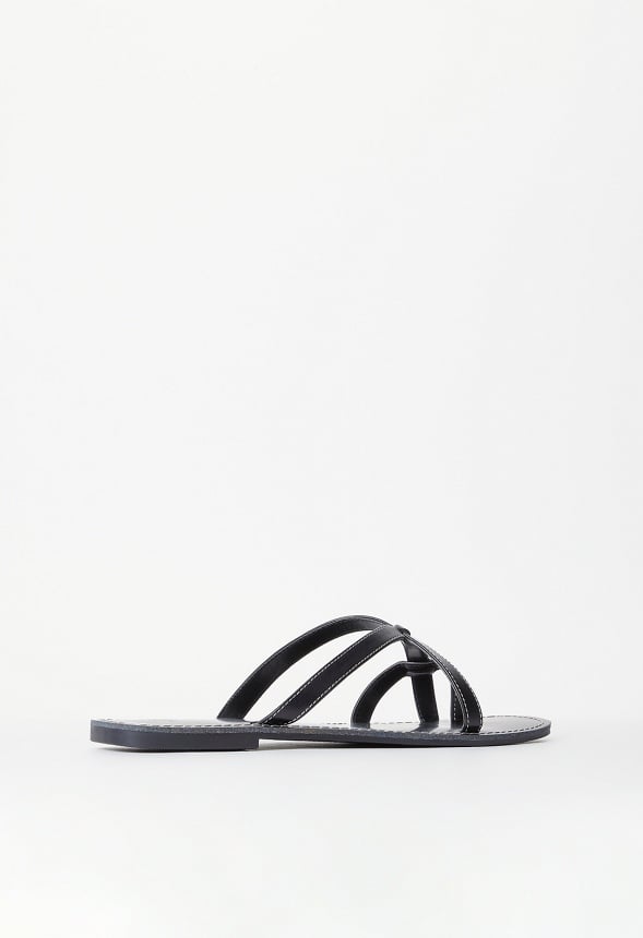 Chleo Flat Sandal Black
