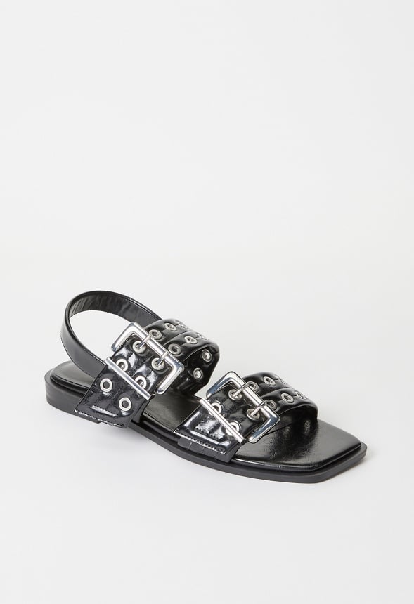 Kiki Flat Sandal Black