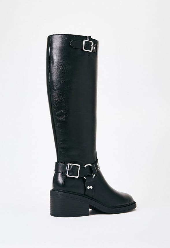 Maddox Flat Boot Black