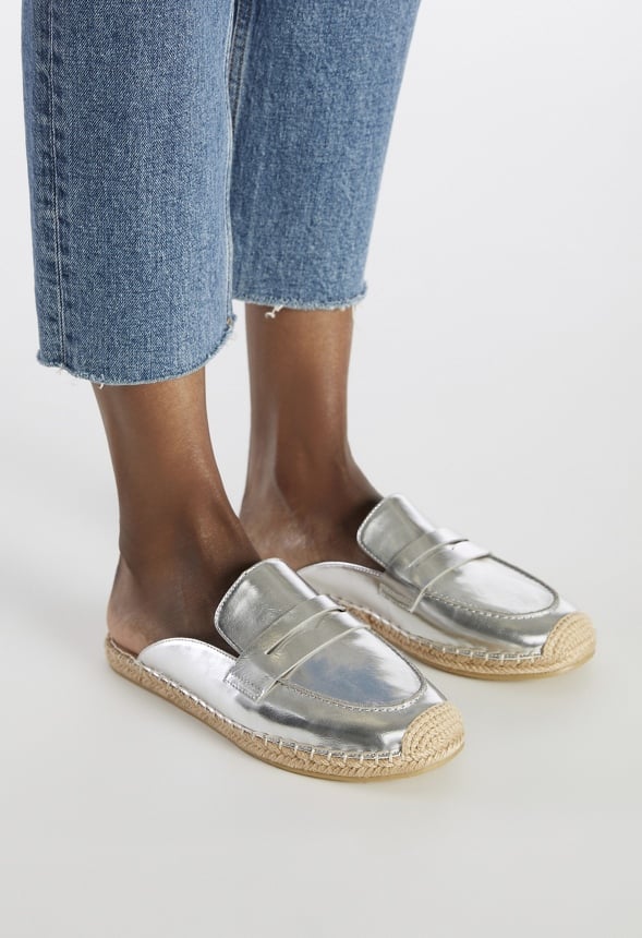 Ailana Flat Mule Silver