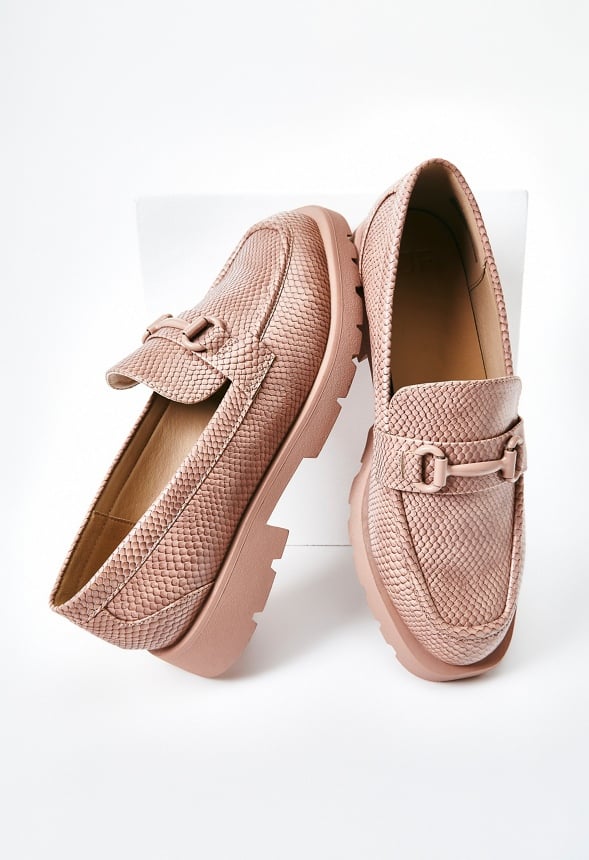 Frankie Flat Loafer Blush