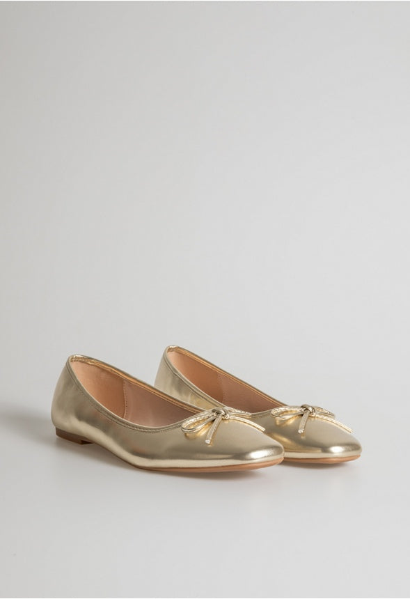 Luciana Ballet Flat Gold