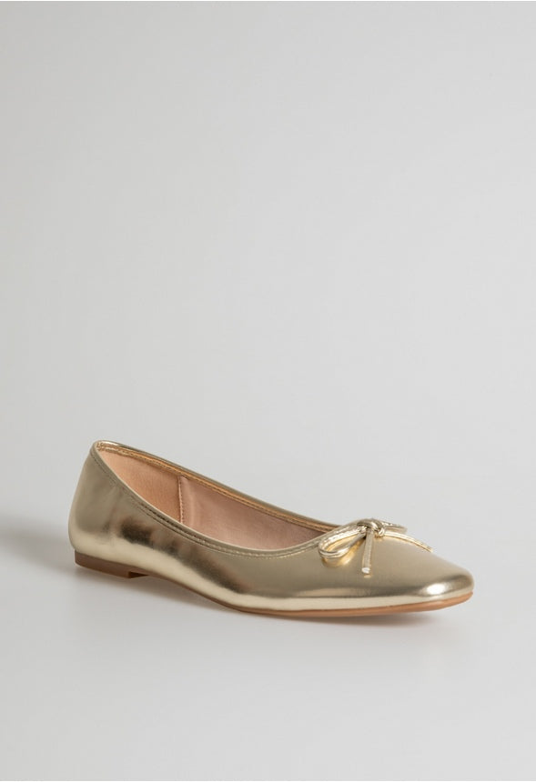 Luciana Ballet Flat Gold