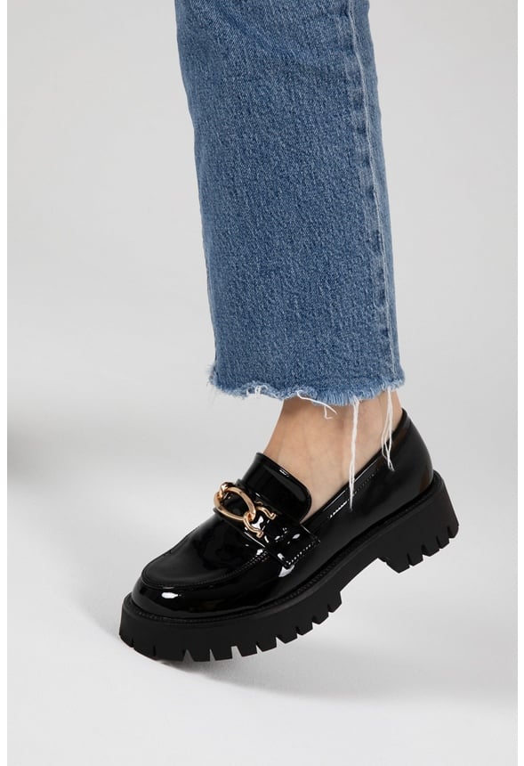 Ava Flat Loafer Black