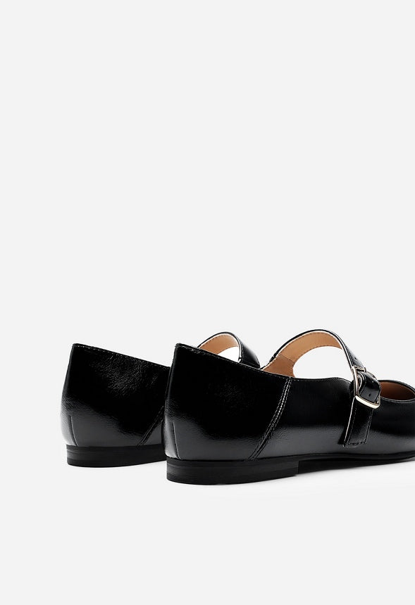 Mary Jane Flats Black