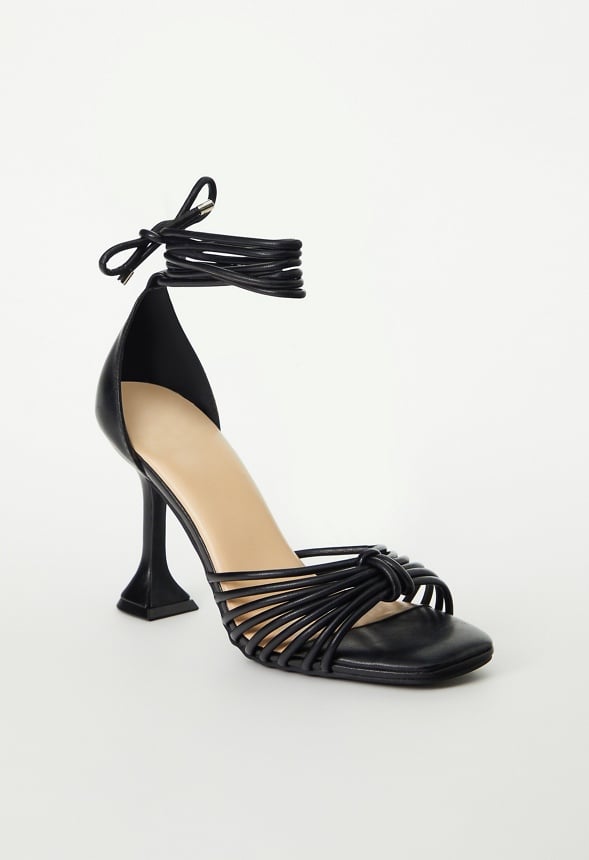 Fay Gladiator Sandal Black