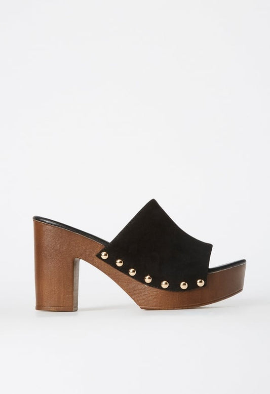 Katya Heeled Sandal Black