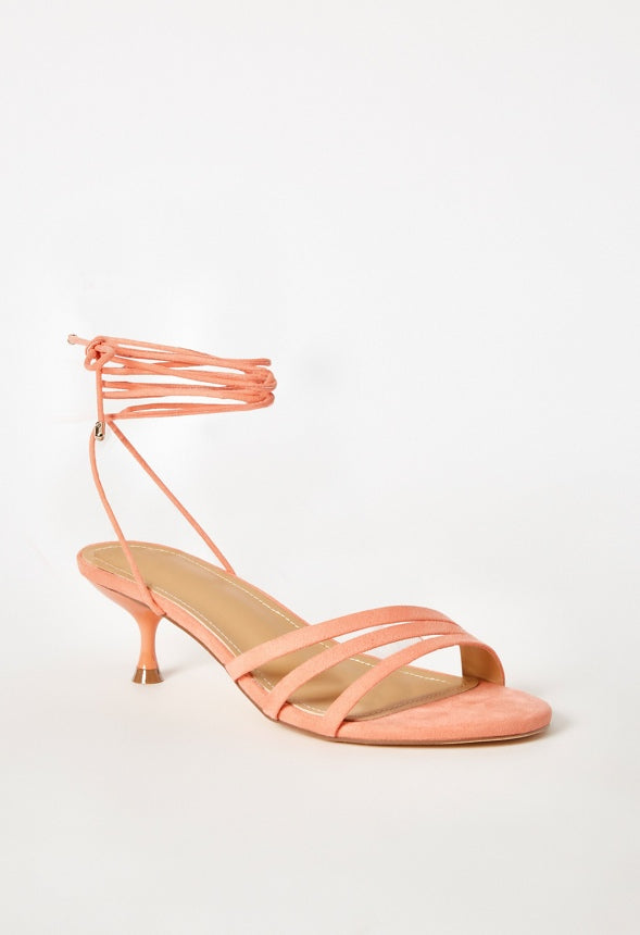 Jesamine Heeled Sandal Blooming Dahlia