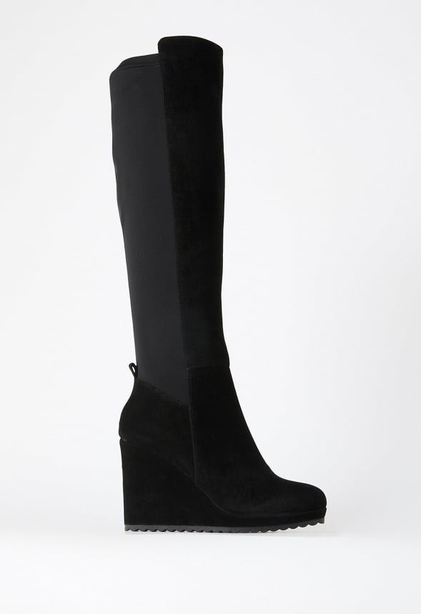 Claire Wedge Boot Black Caviar