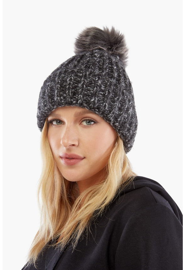 Basic Pom Beanie Black