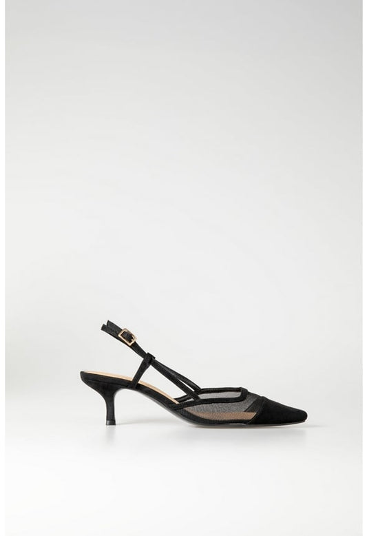 Celene Kitten Heel Pump Black
