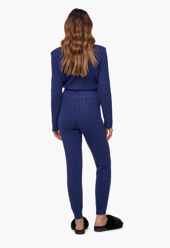 Tailored Lounge Trousers Medieval Blue