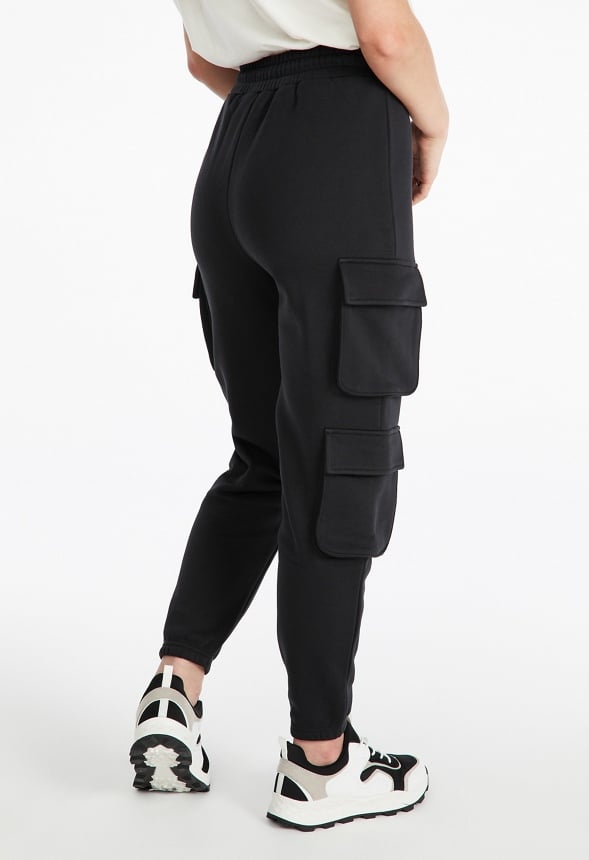 Cargo Knit Joggers Black Caviar
