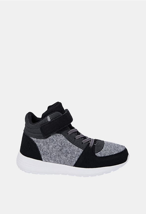 High Top Colorblock Sneaker Grey