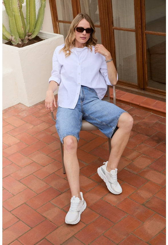 Platform Sneaker White