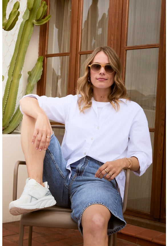 Platform Sneaker White