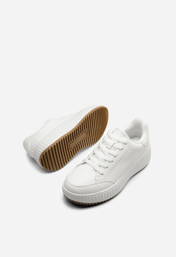 Low Platform Sneaker White