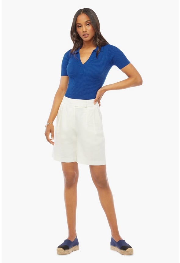 Linen City Shorts Cream