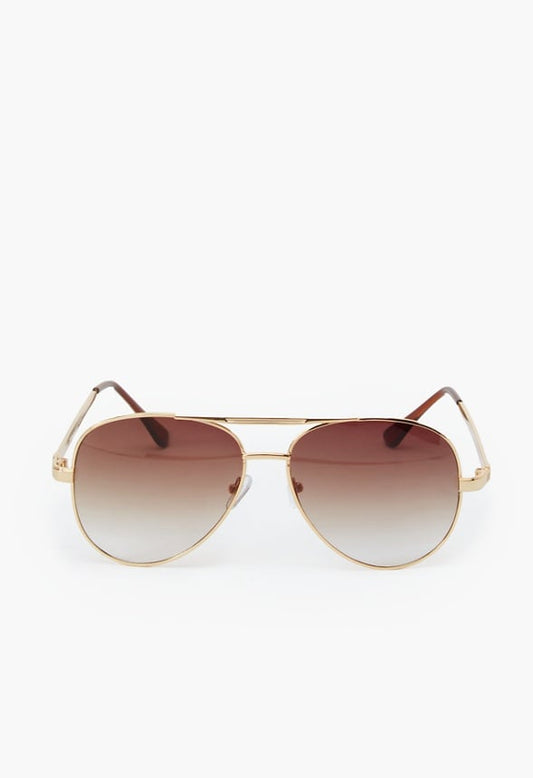 Classic Aviator Sunglasses Gold