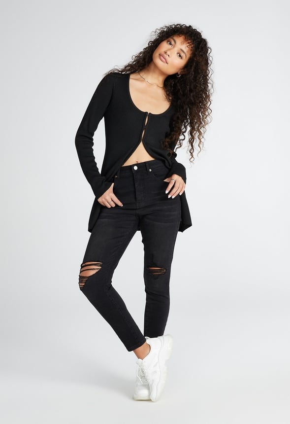 Blake High Rise Tummy Tamer Jeggings Mascara