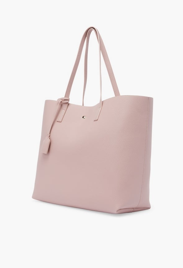 East And West Unlined Tote Rose Smoke