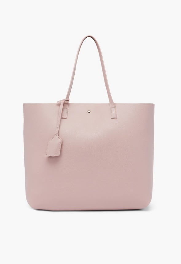 East And West Unlined Tote Rose Smoke