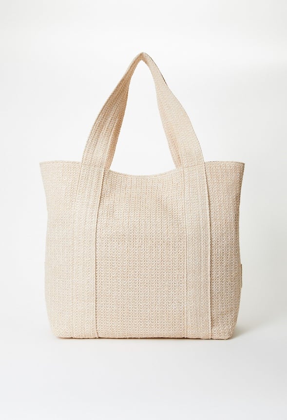 Traveling Raffia Bag Natural Raffia