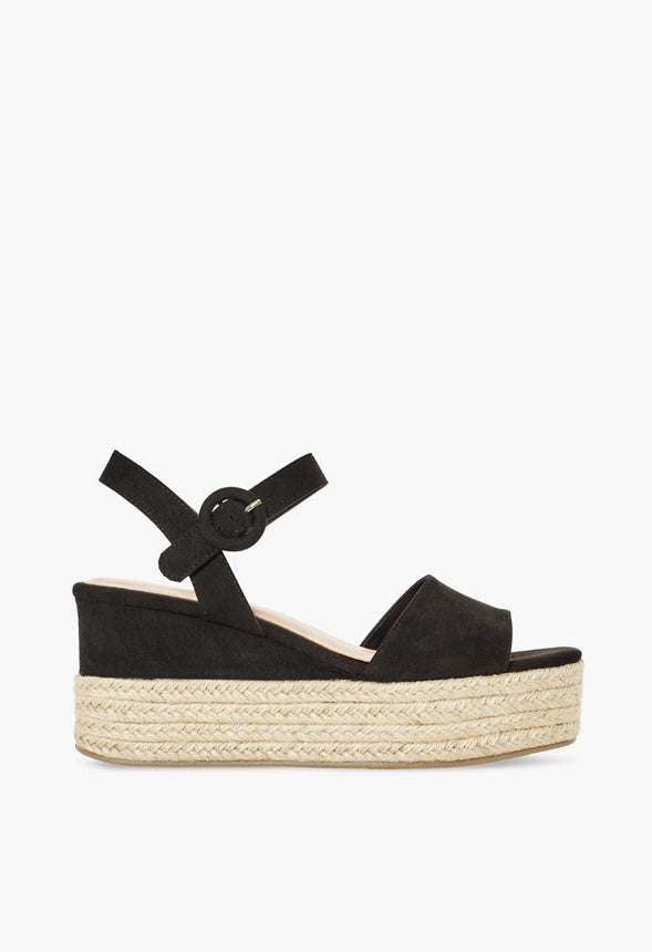 Almost Friday Wedge Black