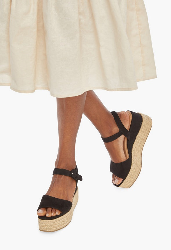 Almost Friday Wedge Black