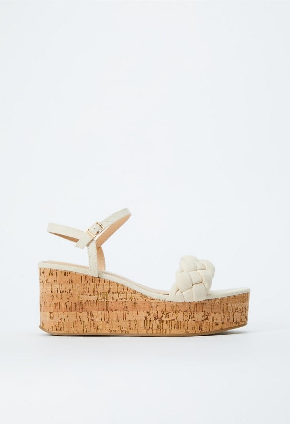 Dalia Wedge Sandal Natural