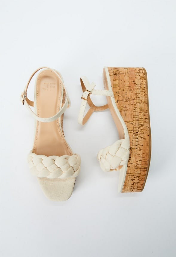 Dalia Wedge Sandal Natural