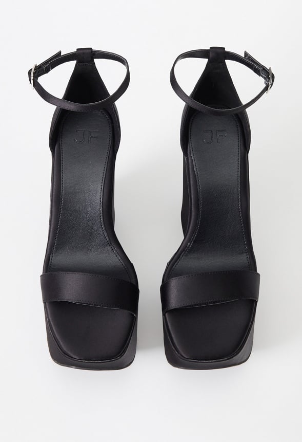 Solange Wedge Sandal Black