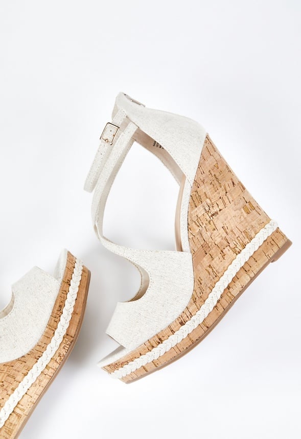 Naia Wedge Sandal Dark Natural