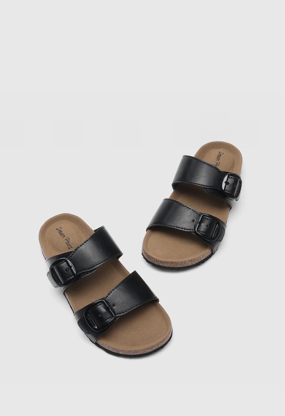 Kids Non-Slip Slides Adjustable Straps Indoor & Outdoor Shoes