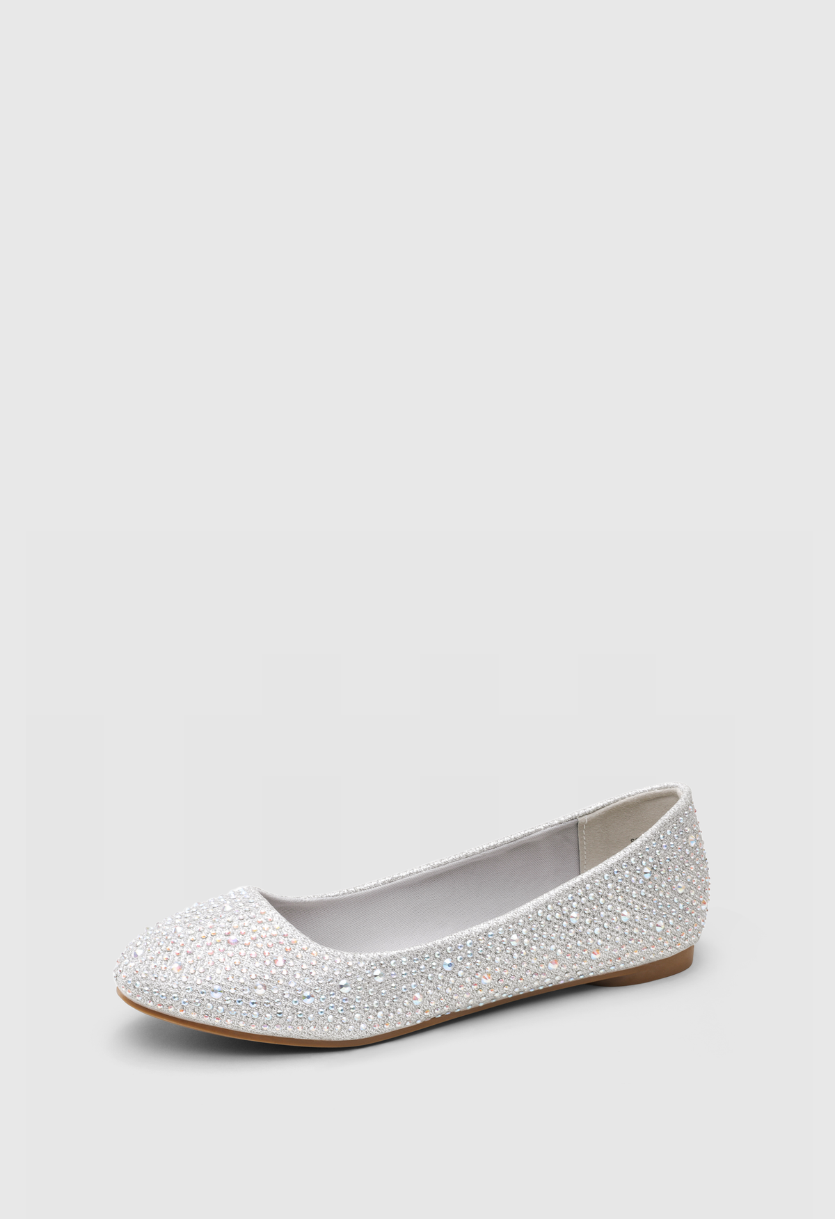 Women's Sole-Shine Rhinestone Ballet Flats Shoes